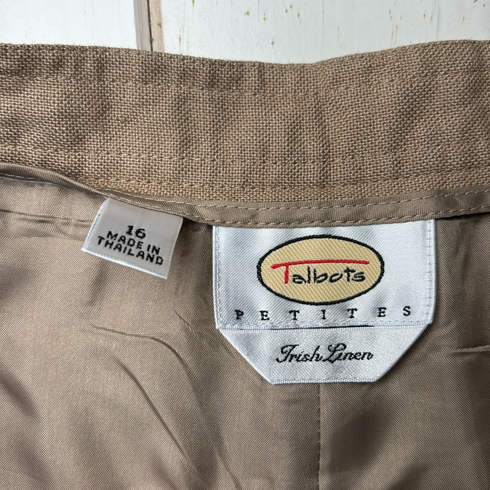 High Rise Irish Linen Pants - Picture 4 of 11